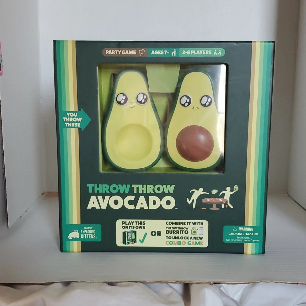 Throw Throw Avocado Family Game Exploding Kittens Throw Throw Burrito